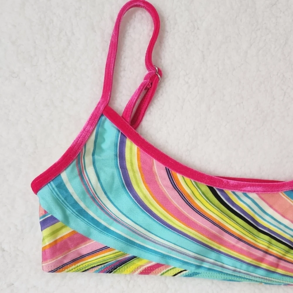 New!Frankie's Bikinis‎ Dallas Shine Bralette Bikini Top